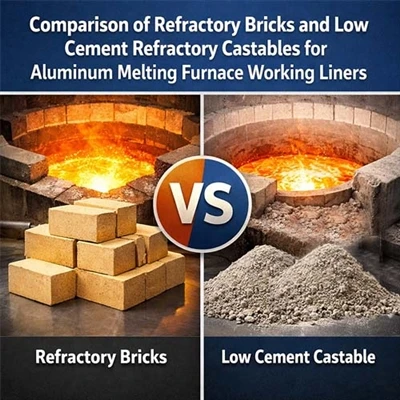 Kev sib piv ntawm Refractory Cib Thiab Tsawg Cement Refractory Castables Rau ...